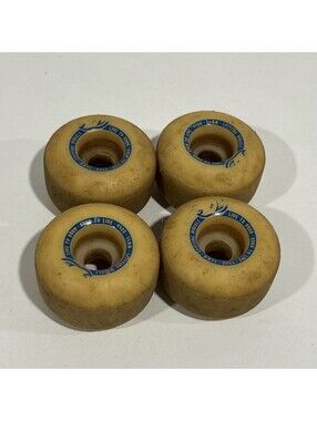 Spitfire Formula 4 Yellow Skateboard Wheels Set of 4 Vintage Skate Accessories